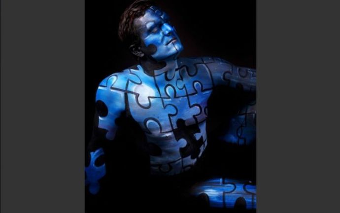 Красивый и сексуальный боди-арт