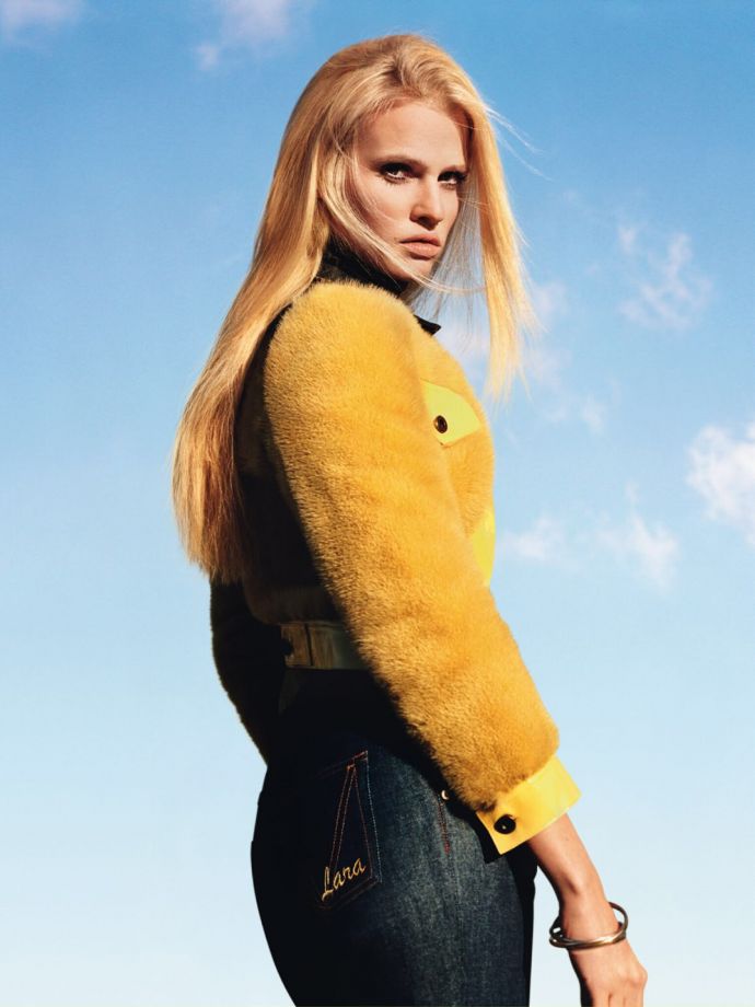 Лара Стоун (Lara Stone) в фотосессии Аласдера Маклеллана