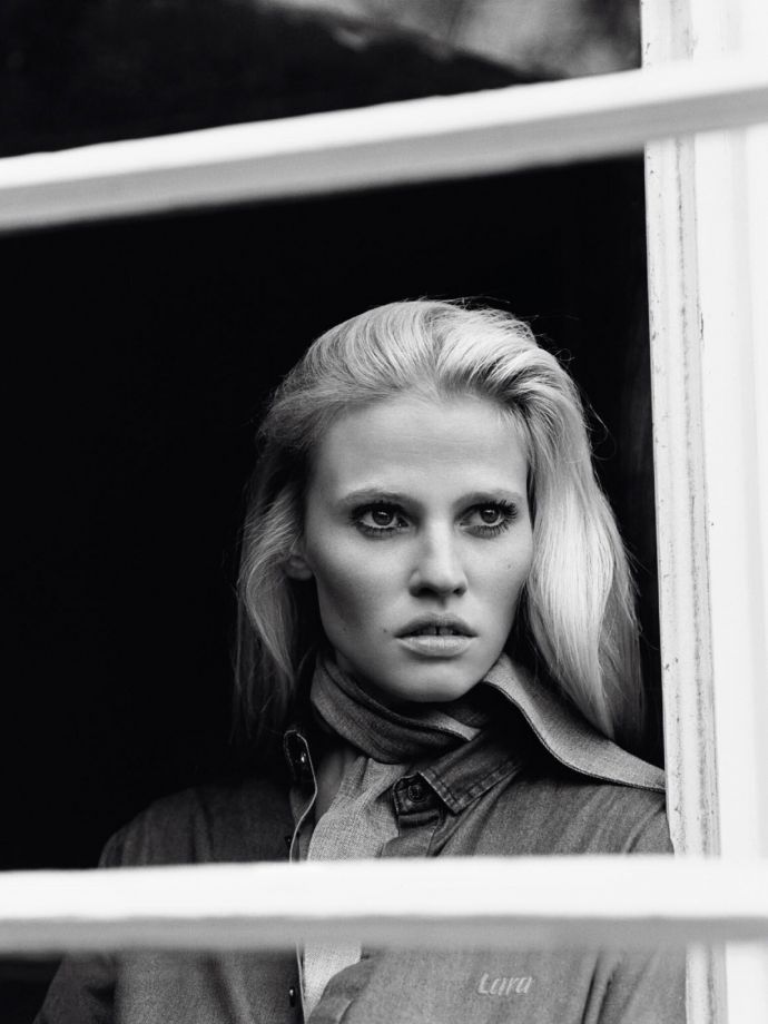 Лара Стоун (Lara Stone) в фотосессии Аласдера Маклеллана