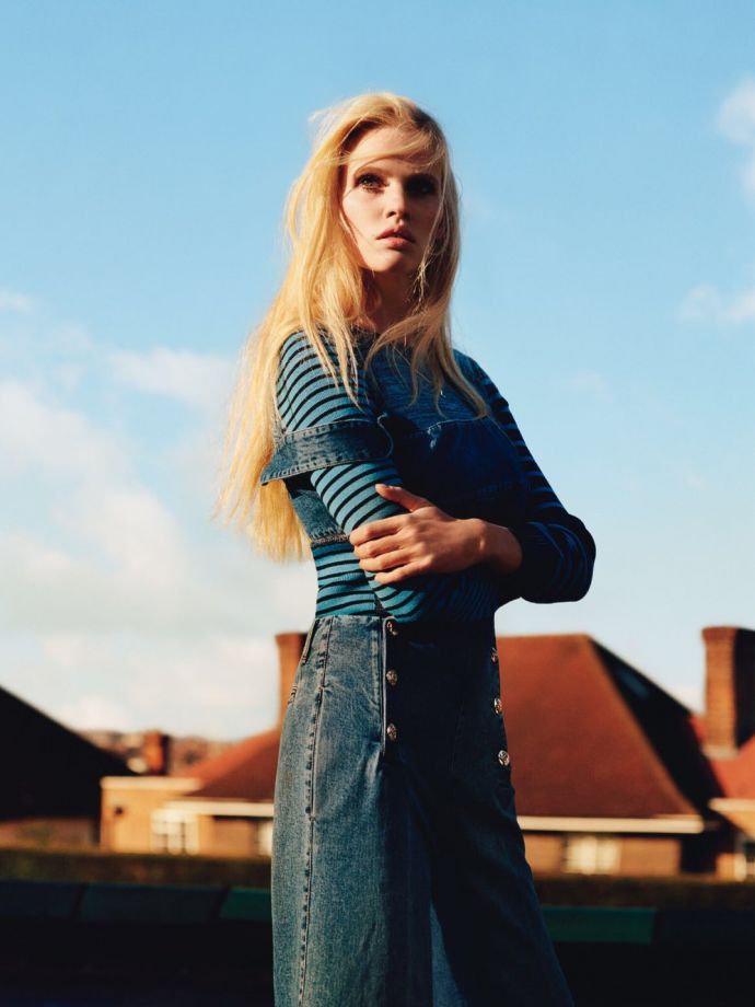 Лара Стоун (Lara Stone) в фотосессии Аласдера Маклеллана
