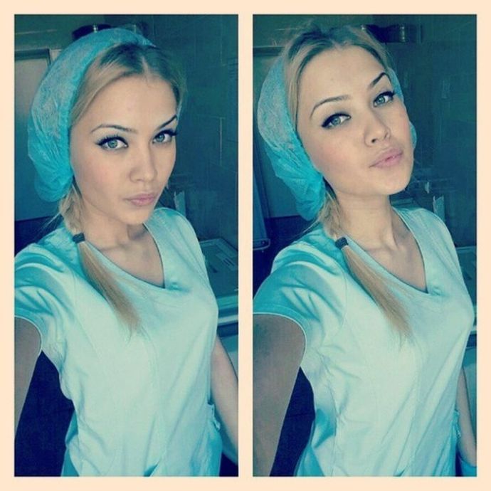 Симпатичные девушки-медработники