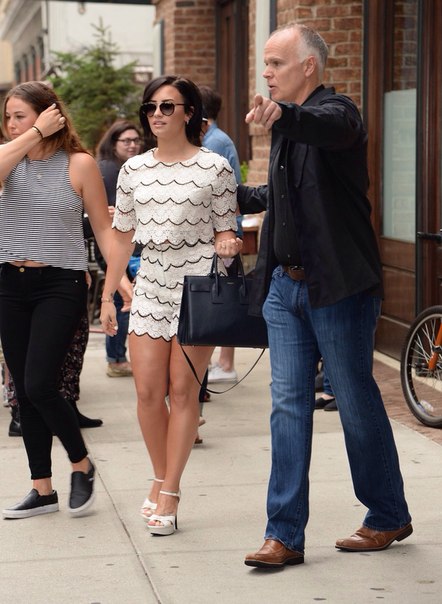 Деми Ловато в Нью-Йорке