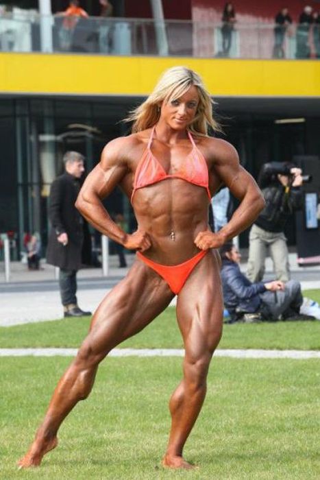 Девушка-бодибилдер Девушка-бодибилдер