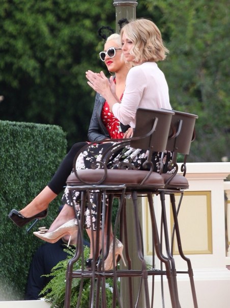 Кристина Агилера с женихом Мэттью в Анахайме,Калифорния