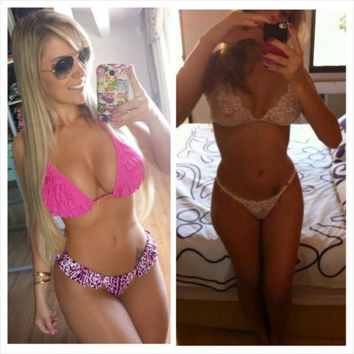 Бразильская футбольная фанатка