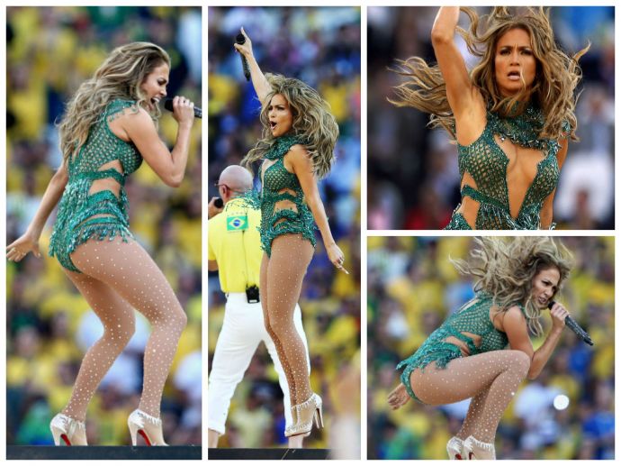 Дженнифер Лопес на работе