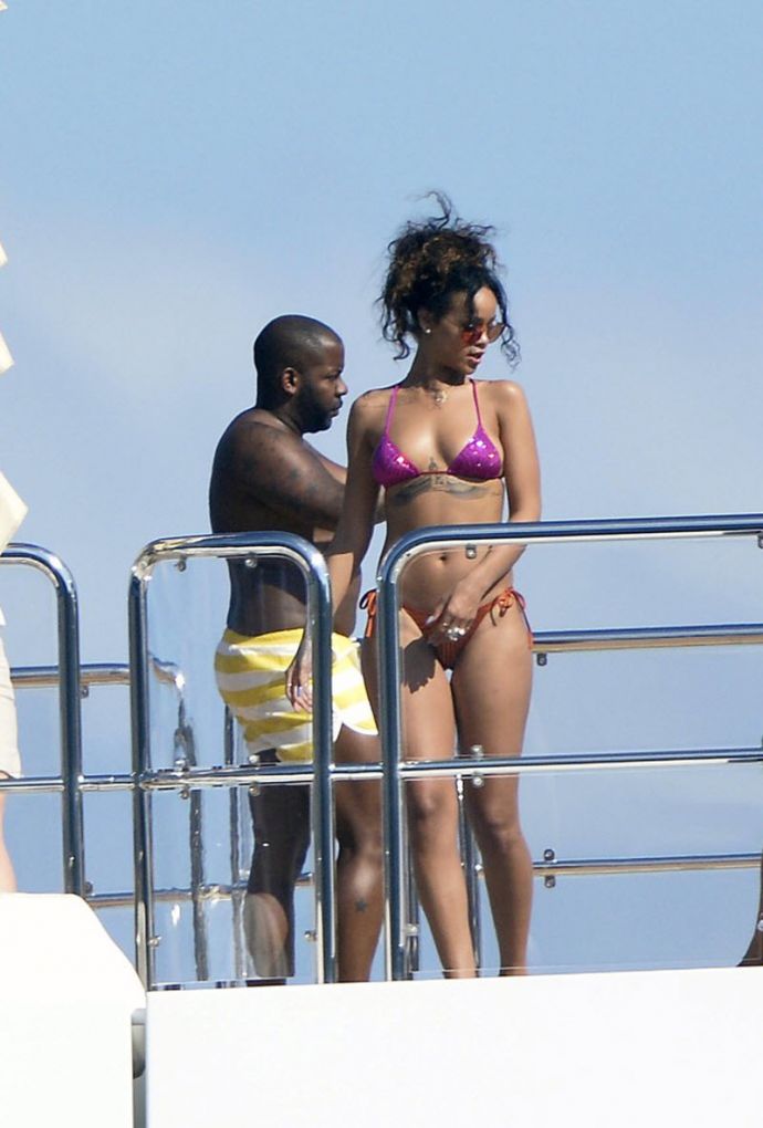 Рианна на отдыхе