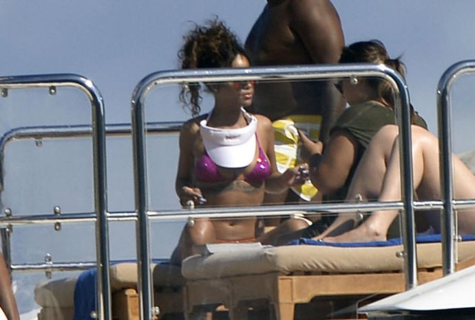 Рианна на отдыхе