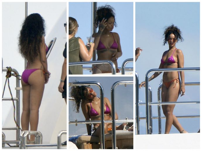 Рианна на отдыхе