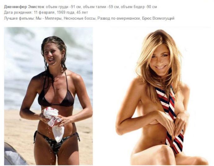 Секси девушки Голливуда с огромным размером груди
