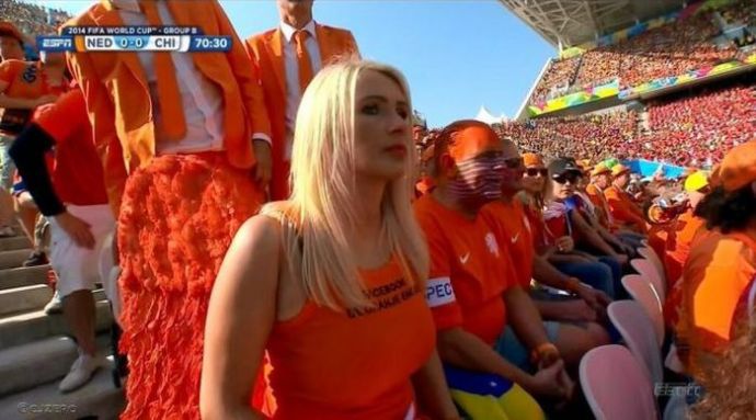 Симпатичные болельщицы футбола со всего мира. Часть 3