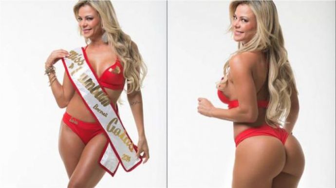 Участницы конкурса "Мисс бразильская попа 2014"