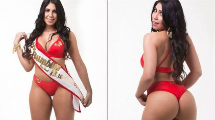 Участницы конкурса "Мисс бразильская попа 2014"