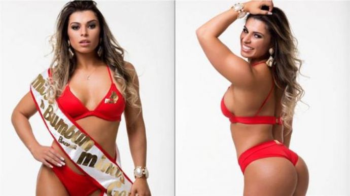 Участницы конкурса "Мисс бразильская попа 2014"