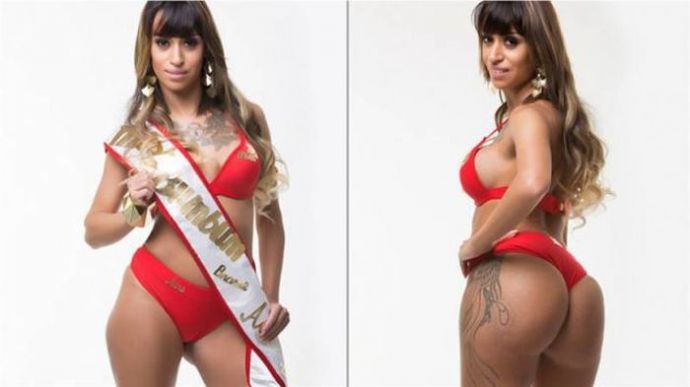 Участницы конкурса "Мисс бразильская попа 2014"