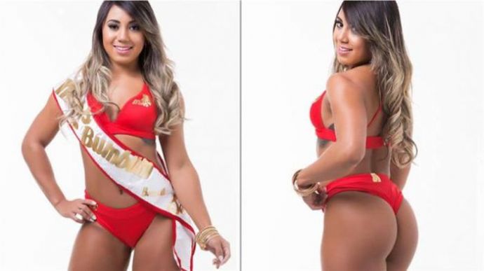 Участницы конкурса "Мисс бразильская попа 2014"