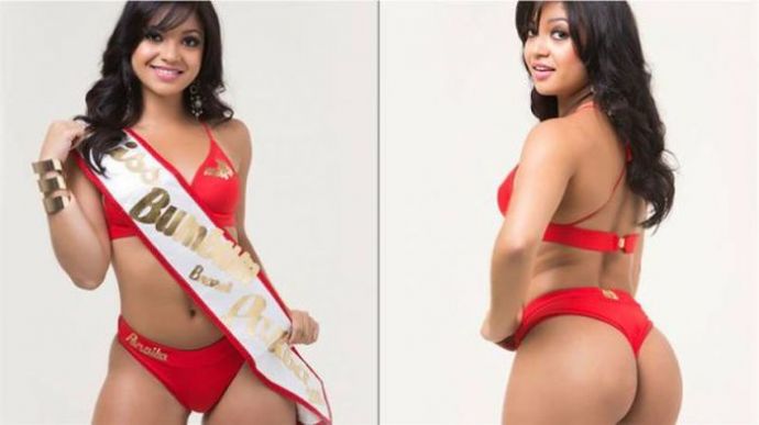 Участницы конкурса "Мисс бразильская попа 2014"