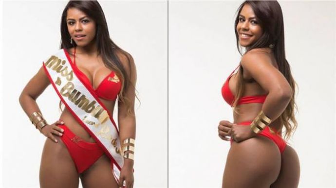 Участницы конкурса "Мисс бразильская попа 2014"