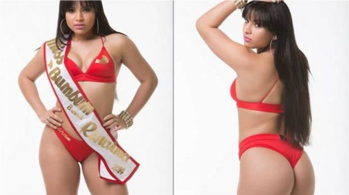 Участницы конкурса "Мисс бразильская попа 2014"