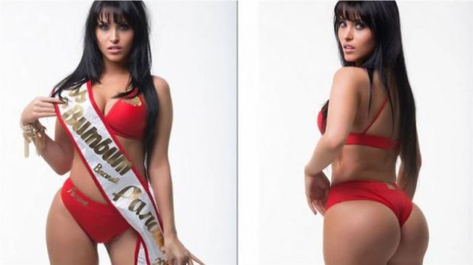 Участницы конкурса "Мисс бразильская попа 2014"