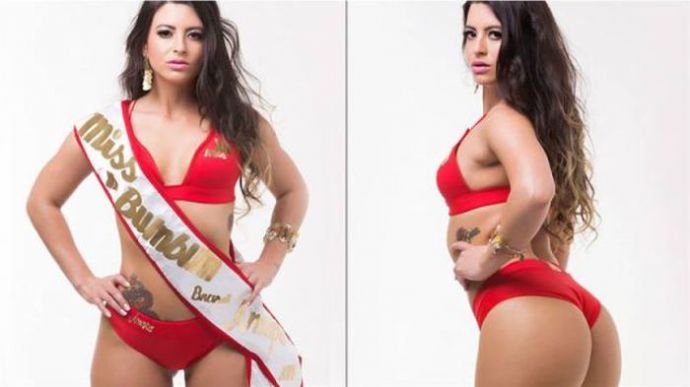 Участницы конкурса "Мисс бразильская попа 2014"