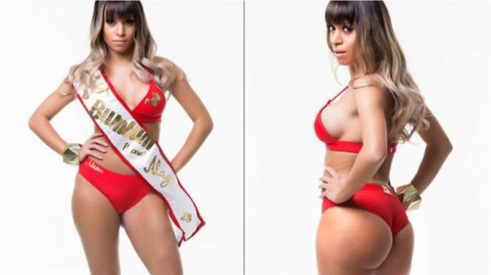 Участницы конкурса "Мисс бразильская попа 2014"