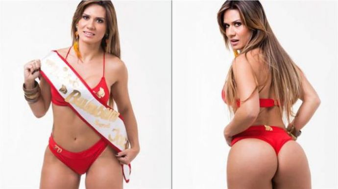 Участницы конкурса "Мисс бразильская попа 2014"