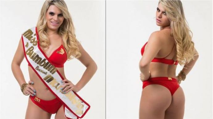 Участницы конкурса "Мисс бразильская попа 2014"