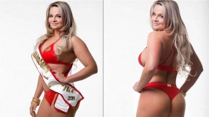 Участницы конкурса "Мисс бразильская попа 2014"