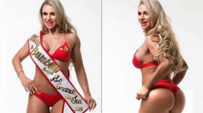 Участницы конкурса "Мисс бразильская попа 2014"