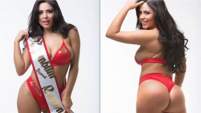 Участницы конкурса "Мисс бразильская попа 2014"