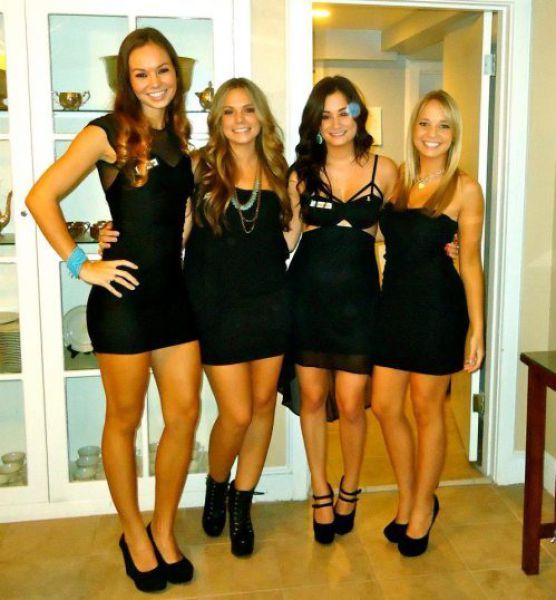 Девушки, которые не стесняются надевать откровенные платья Девушки, которые не стесняются надевать откровенные платья