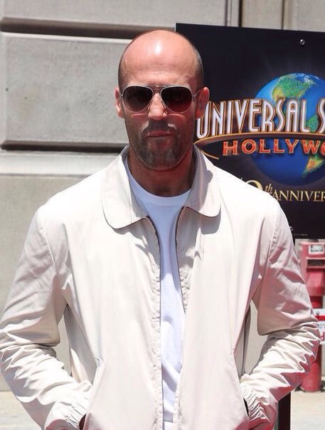Джейсон Стэтхэм на открытии аттракциона "Fast and Furious"