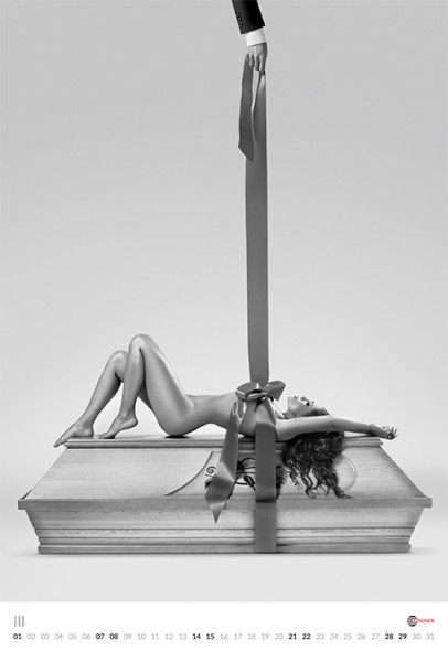 Календарь от польских гробовщиков (эротика)