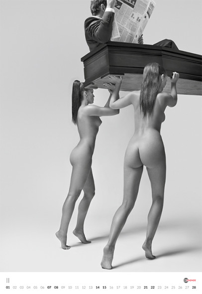 Календарь от польских гробовщиков (эротика)