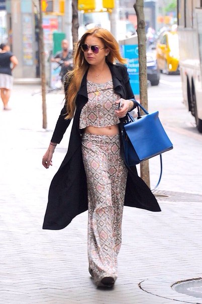 Линдси Лохан в Нью-Йорке