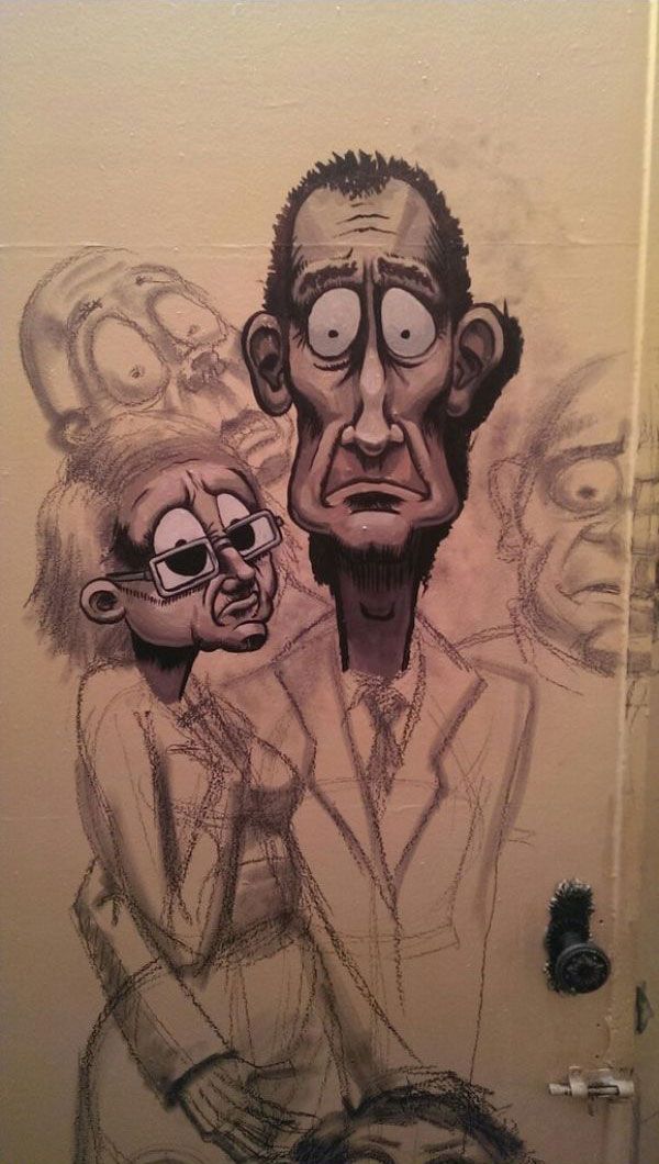 Оригинальный вариант отделки туалета