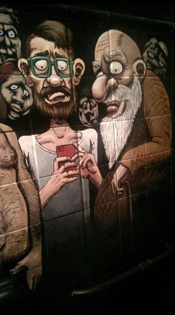 Оригинальный вариант отделки туалета