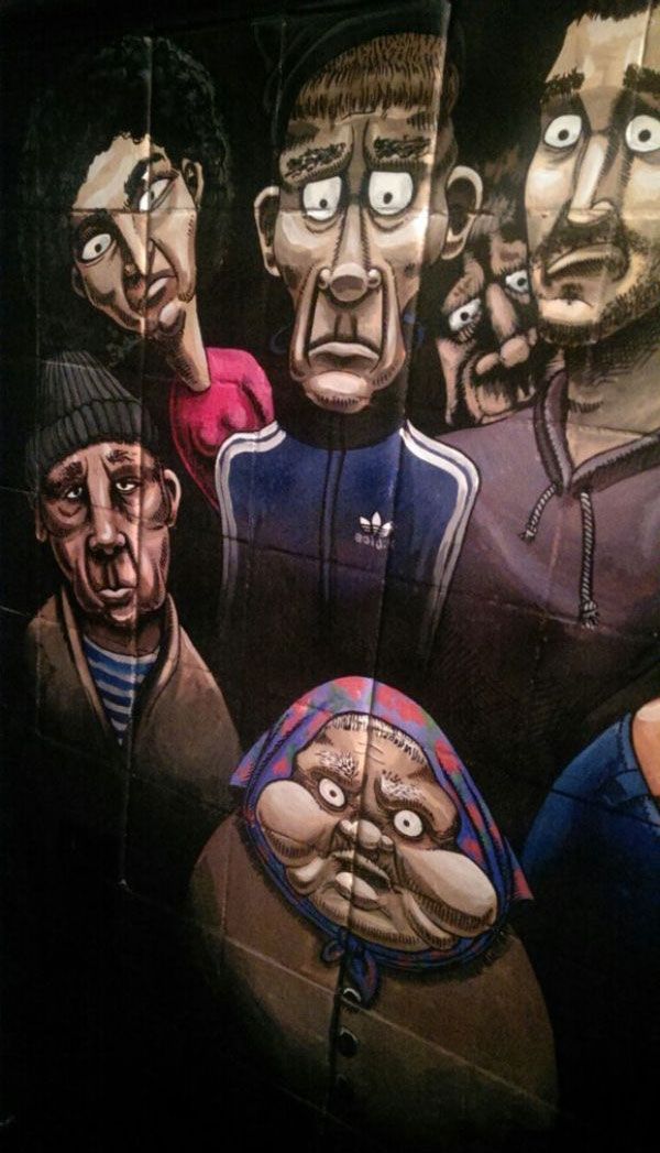 Оригинальный вариант отделки туалета