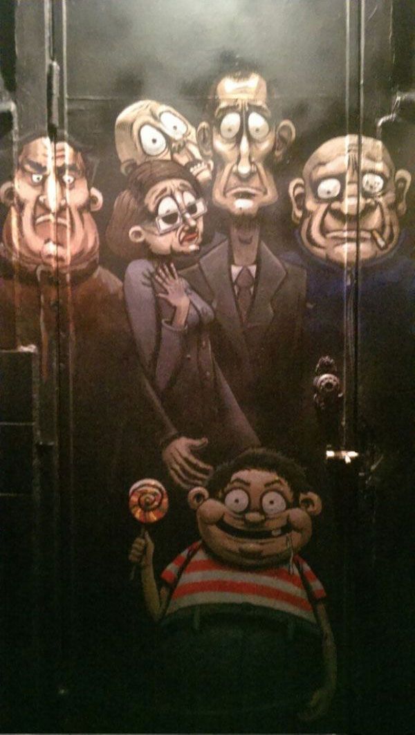 Оригинальный вариант отделки туалета