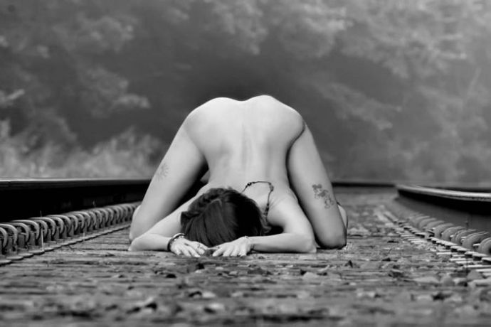 Девушки попой вверх