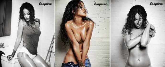 Горячая фотосессия Рианны (эротика)