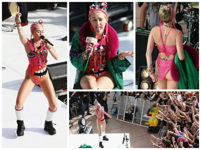 Майли Сайрус - откровенные сцены