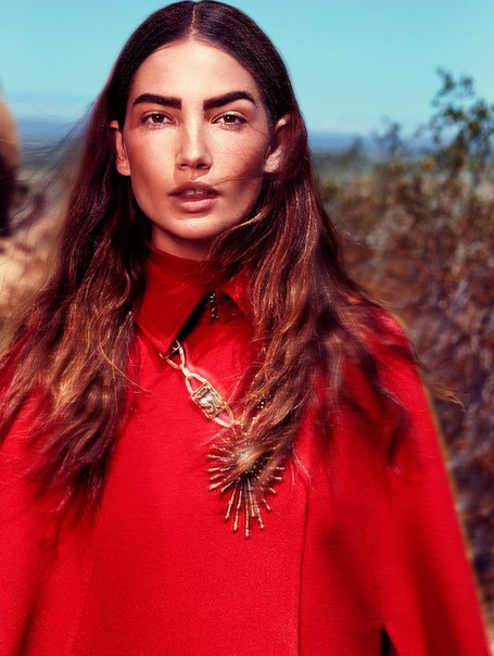 Lily Aldridge by Hugh Lippe for L'Officiel Netherlands