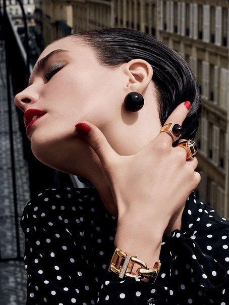 Manon Leloup by Bjarne Jonasson for Vogue Russia August