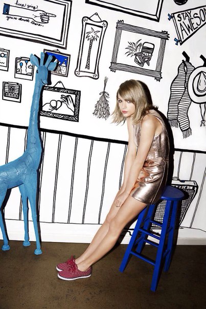 Новые фото Тейлор Свифт для «Keds»