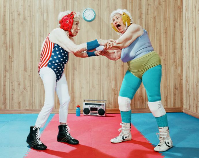 Старухи и старики в теле духа