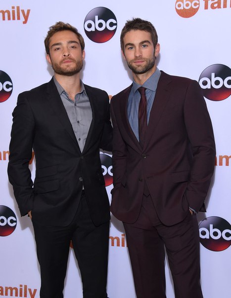 Эд Вествик и Чейс Кроуфорд на пресс-туре канала Disney