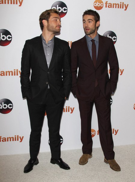 Эд Вествик и Чейс Кроуфорд на пресс-туре канала Disney