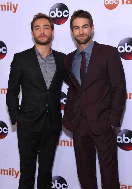 Эд Вествик и Чейс Кроуфорд на пресс-туре канала Disney